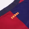 Men's Barcelona Home Soccer Short Sleeves Jersey 2024/25 - Spotify Logo Without Text - worldjerseyshop