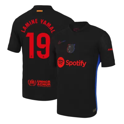 Men's Barcelona LAMINE YAMAL #19 Away Player Version Soccer Jersey 2024/25 - worldjerseyshop