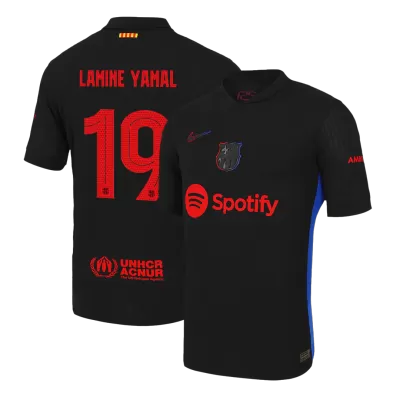 Men's Barcelona LAMINE YAMAL #19 Away Player Version Soccer Jersey 2024/25 - worldjerseyshop