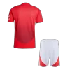 Men's Manchester United Home Player Version Soccer Kit(Jersey+Shorts) 2024/25 - worldjerseyshop