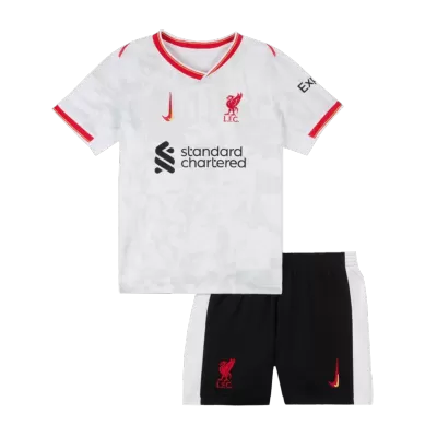 Kids Liverpool Third Away Soccer Jersey Kits(Jersey+Shorts) 2024/25 - worldjerseyshop