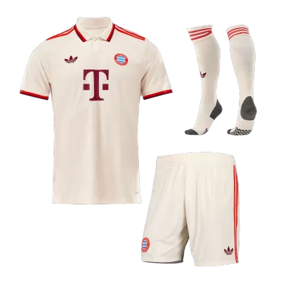 Men's Bayern Munich Third Away UCL Soccer Whole Kits(Jerseys+Shorts+Socks) 2024/25 - worldjerseyshop