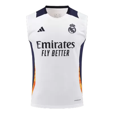 Men's Real Madrid Pre-Match Sleeveless Soccer Jersey 2024/25 - worldjerseyshop