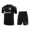 Men's Barcelona Pre-Match Soccer Jersey Kit(Jersey+Shorts) 2024/25 - worldjerseyshop